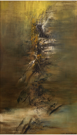 赵无极《07.04.61》 图片：courtesy Sotheby's