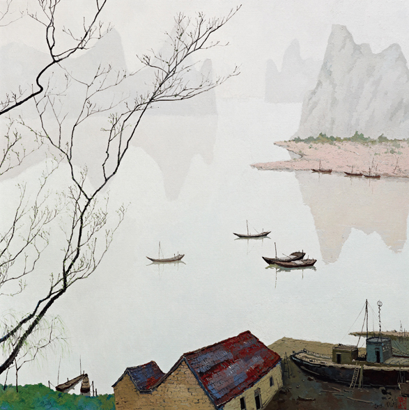 厐均 甲天下之趣 创作年代：2015 规格：200×200cm