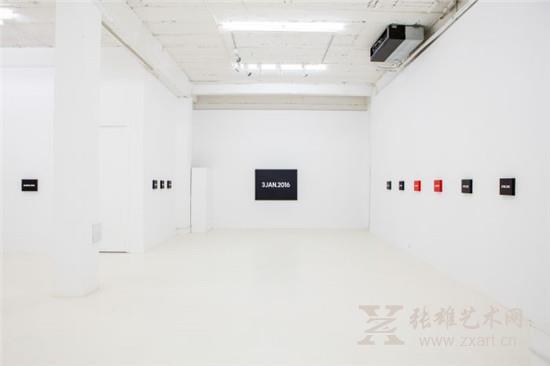 《河原温》陆平原个展，没顶画廊现场