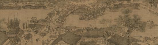   《金明池争标图》 张择端（署名） 现藏于天津博物馆