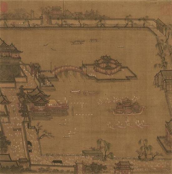  赵佶双龙印章（《清明上河图》版已佚）