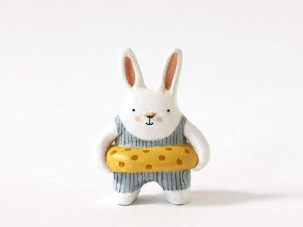萌翻了！设计师Sweetbestiary的Q版玩偶陶艺设计