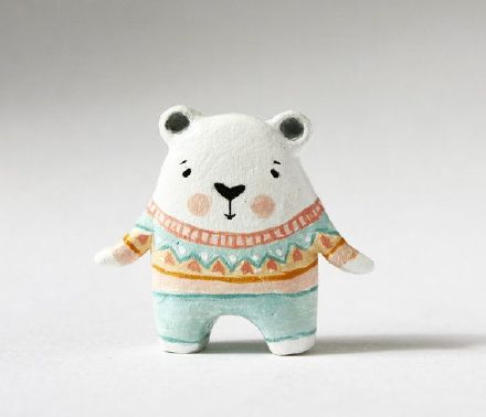 萌翻了！设计师Sweetbestiary的Q版玩偶陶艺设计
