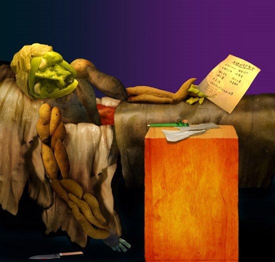 当蔬菜遇上世界名画