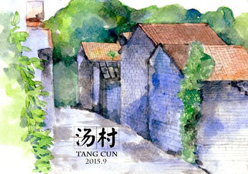 清新安静的手绘水彩插画欣赏