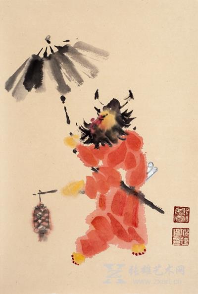 挑灯夜巡逻,2015,倪建峰