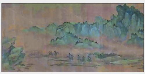 商琦《春山图卷》局部
