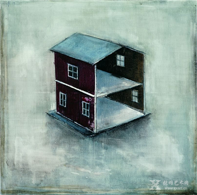 宋易格 无奈七 布面油画 80×80cm 2010