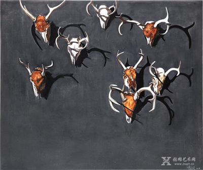 宋易格 它们 布面油画 129×153cm 2014