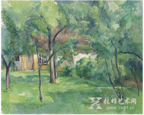 保罗· 塞尚 《FERME EN NORMANDIE, ÉTÉ (HATTENVILLE)》