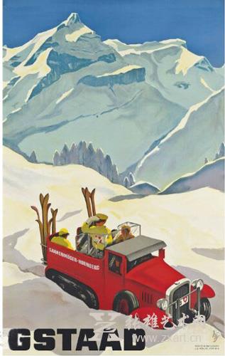 Alex Walter Diggelmann(1902-1987) 《格施塔德》(GSTAAD)