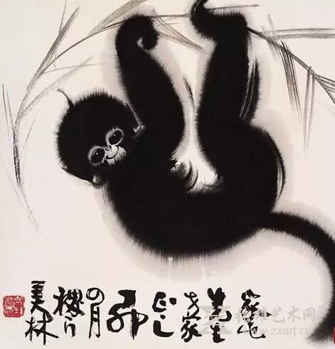 韩美林的猴