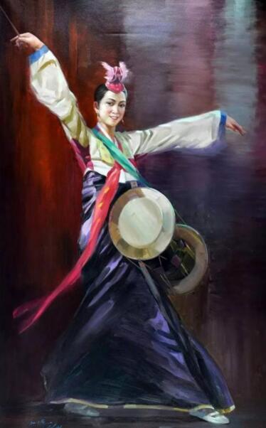 来看看朝鲜画家笔下的美女（组图）