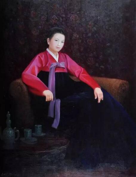 来看看朝鲜画家笔下的美女（组图）