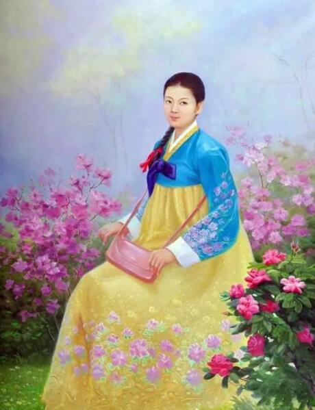 来看看朝鲜画家笔下的美女（组图）