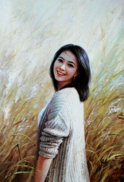 来看看朝鲜画家笔下的美女（组图）