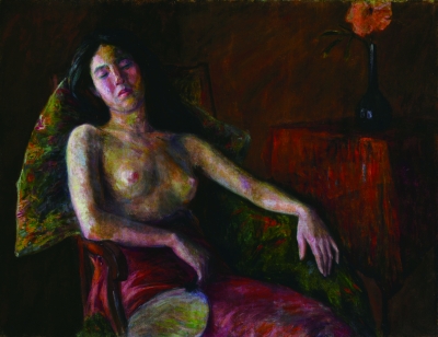 半裸女像（油画） 90×116.5厘米 1909年 李叔同