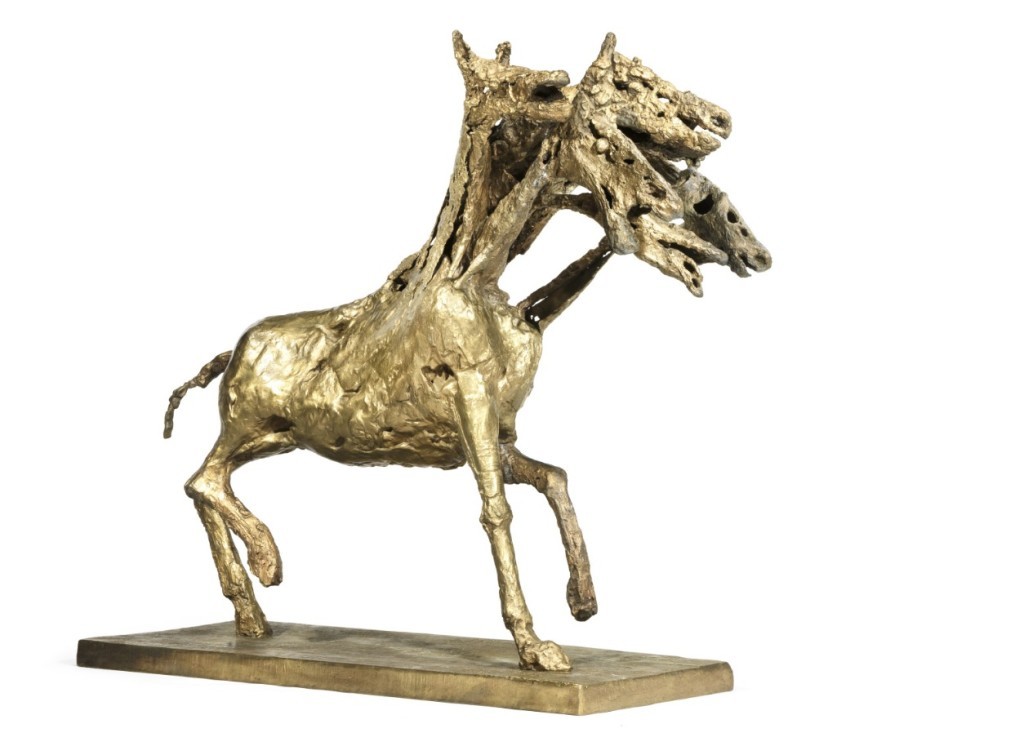 杰梅恩•希耶，《六头马》（Germaine Richier, Le Cheval à Six Têtes ），1954-56 图片：Bonham's London