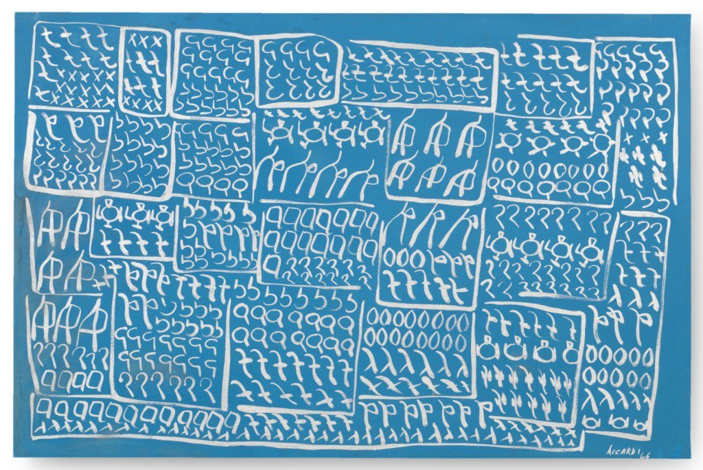 卡拉·阿卡迪，《银青》（Carla Accardi, Argento Turchese ），1964 图片：Bonham's London