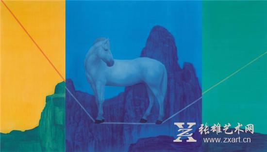 徐累 《如梦令》 263×460cm 绢本 2015