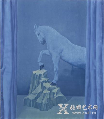 徐累 《征程》 90×78cm 纸本 2015