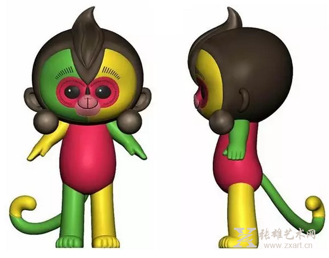 “康康”3D版形象。图片来自网络