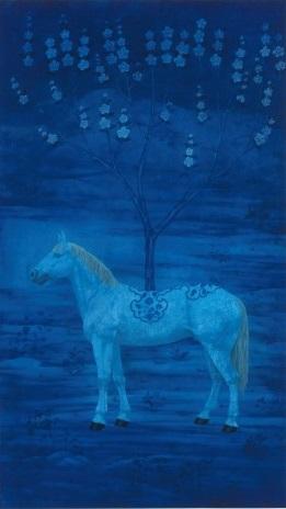 徐累《青花树》，（ 估价：300万 – 500万港元／387,000 – 645,000美元）　 