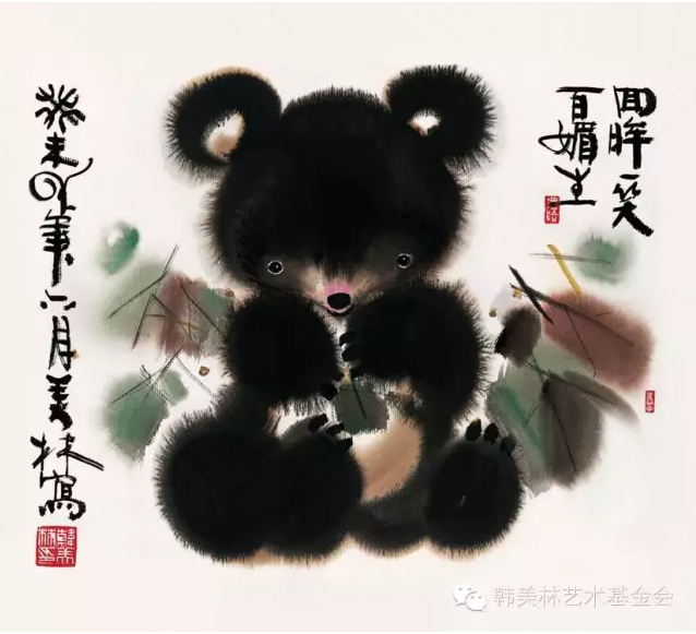 惹人怜爱！韩美林动物水墨作品欣赏