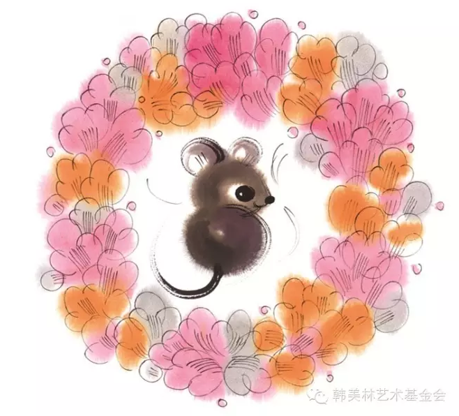 惹人怜爱！韩美林动物水墨作品欣赏