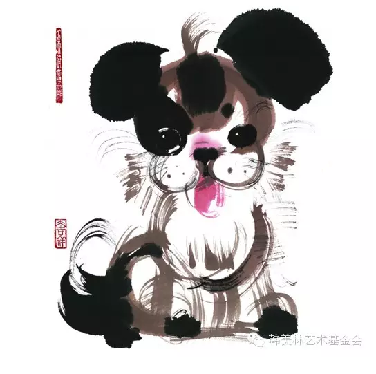 惹人怜爱！韩美林动物水墨作品欣赏
