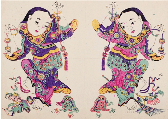 不同地区各具特色的吉祥年画艺术大餐