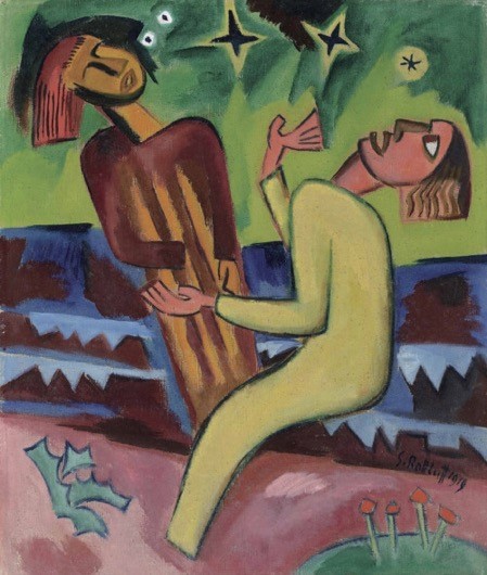 卡尔•施米特-罗特卢夫，《Sternendacht 》（1919） 图片：Christie's 