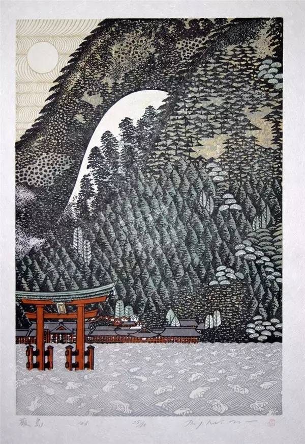 日本艺术家Ray Morimura 的木刻版画作品_张雄艺术网