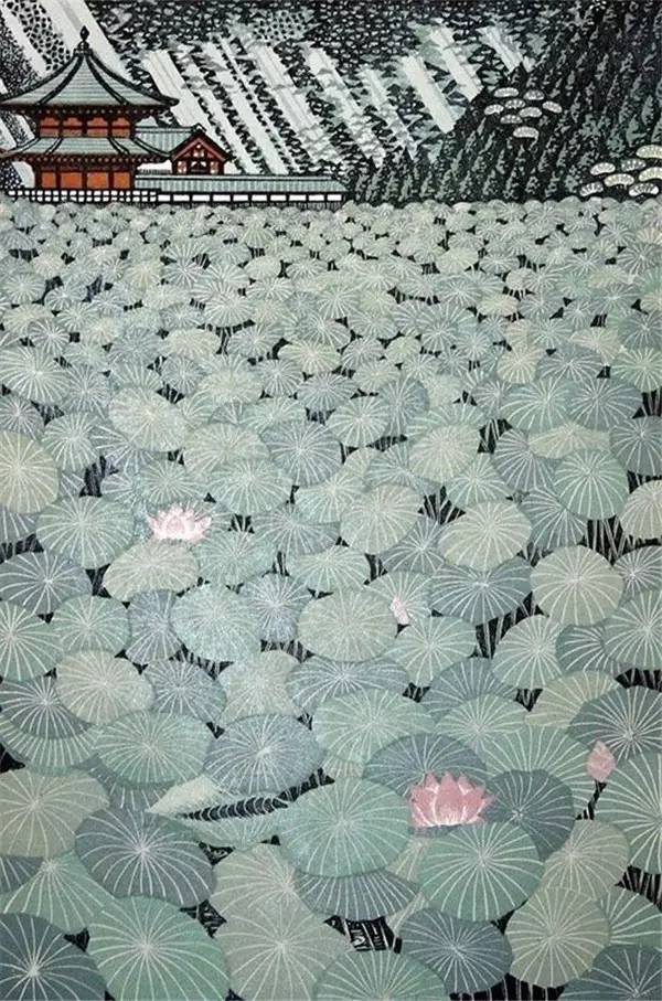 日本艺术家Ray Morimura 的木刻版画作品
