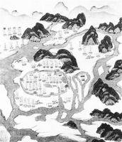   饶州府城图 明代