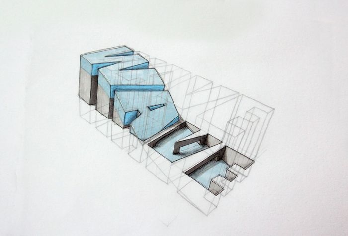 逼真立体3D字体设计：仿佛可以触摸到
