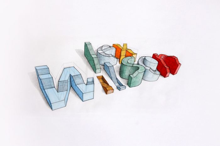 逼真立体3D字体设计：仿佛可以触摸到
