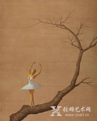 刘智峰 油画 《国产鹅》