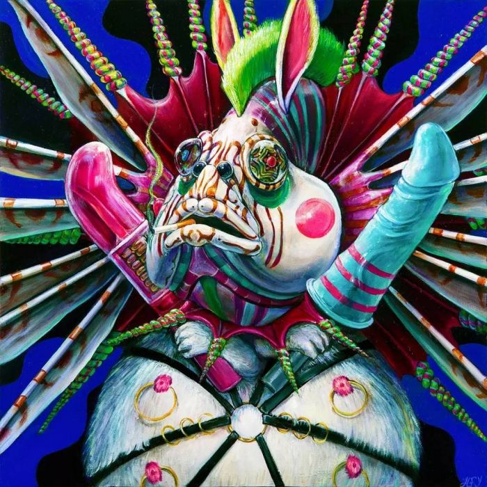 美国画家 Hannah Yata 的另类怪异