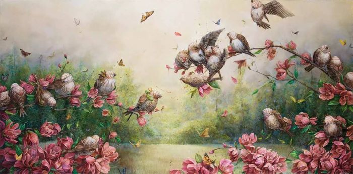 美国画家 Hannah Yata 的另类怪异