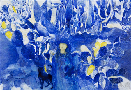 《时间会老吗》坦培拉140×200cm2015年