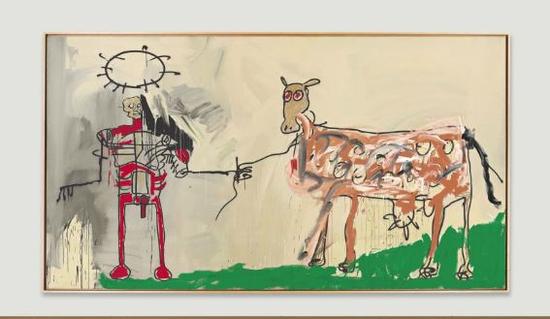   此次案件中提到的作品，尚·米榭·巴斯奇亚，《另一条道路边上的田野》（1981） 