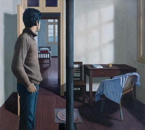 罗中立周春芽袁庆三人作品展的“内在风景”