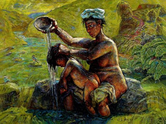 罗中立周春芽袁庆三人作品展的“内在风景”