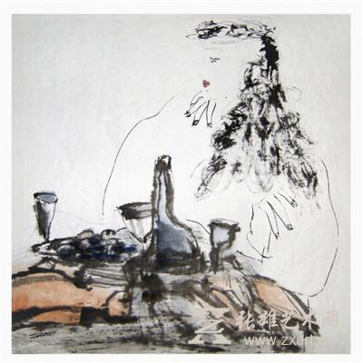 午餐 70X70cm 1993
