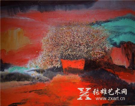 绽放 147x182cm 2015