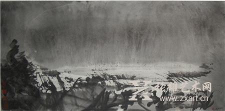 瀑布 67x134cm 2000