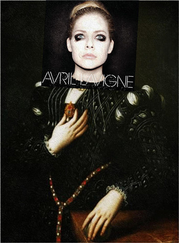 封面歌手： Avril Lavigne，背景画家：Bronzino。