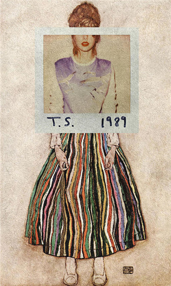 封面歌手：Taylor Swift，背景画家：Egon Schiele。