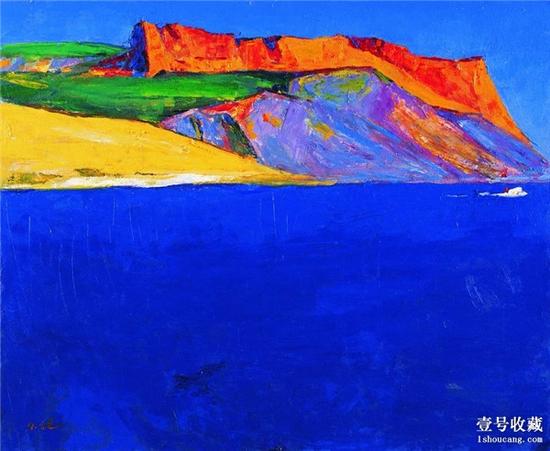 罗尔纯 《地中海的宁静》  80×99cm 2006年